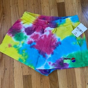 NWT tie dye terry shorts 🍭🍭